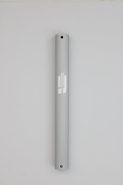 SILVER SANDBLAST  Mezuzah Case Durable Waterproof Aluminum