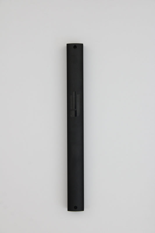 BLACK SANDBLAST  Mezuzah Case Durable Waterproof Aluminum