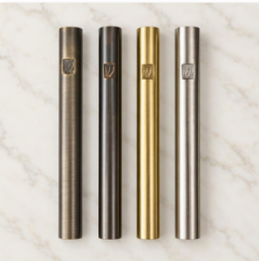 SOLID BRASS DESIGNER MEZUZAH CASE